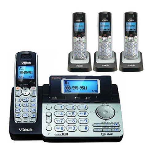 Vtech Pangkalan DS6151 dengan 3 Himpunan Handset Tanpa Kord Tambahan DS6101