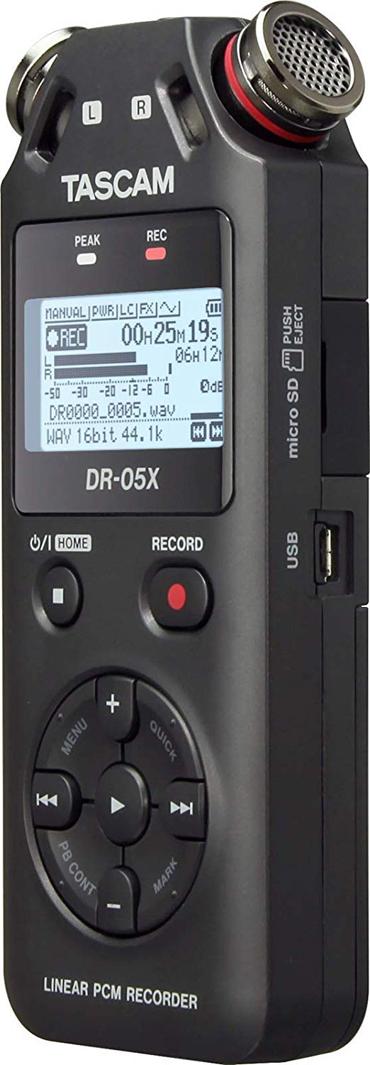 Tascam Perakam Audio Mudah Alih  DR-05X