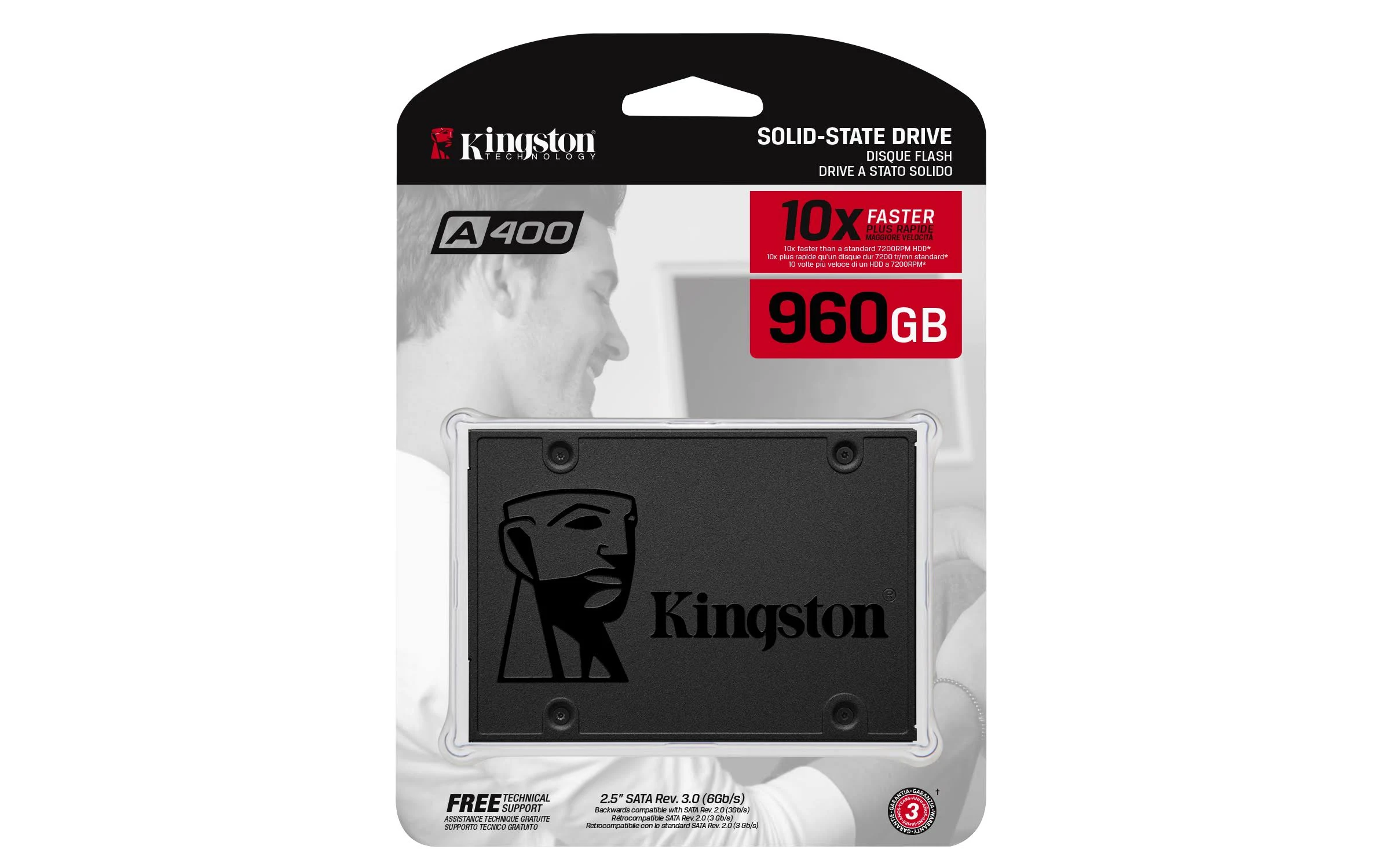 Kingston A400 SSD 120GB SATA 3 2.5â € Solid State Drive...