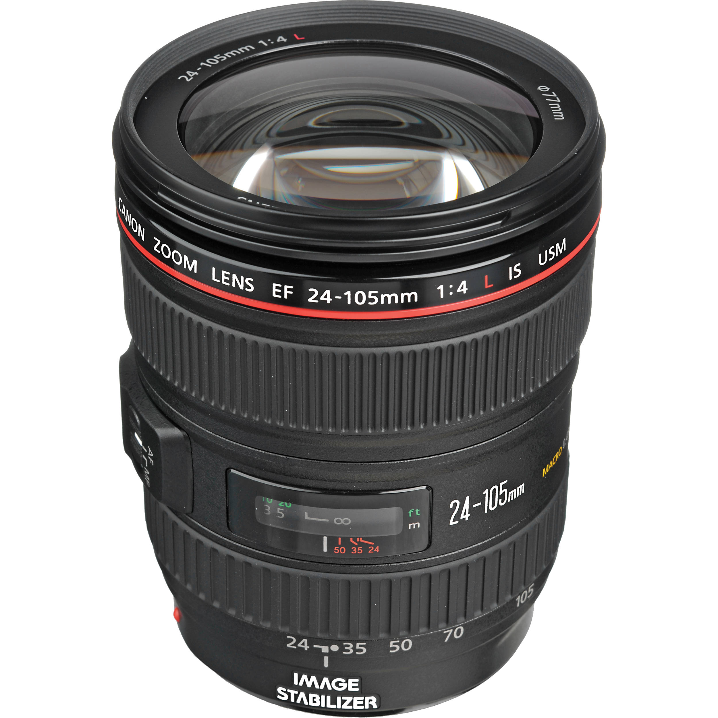 Canon EF 24-105mm f / 4L USM Image Stabilizer Lens (77m...