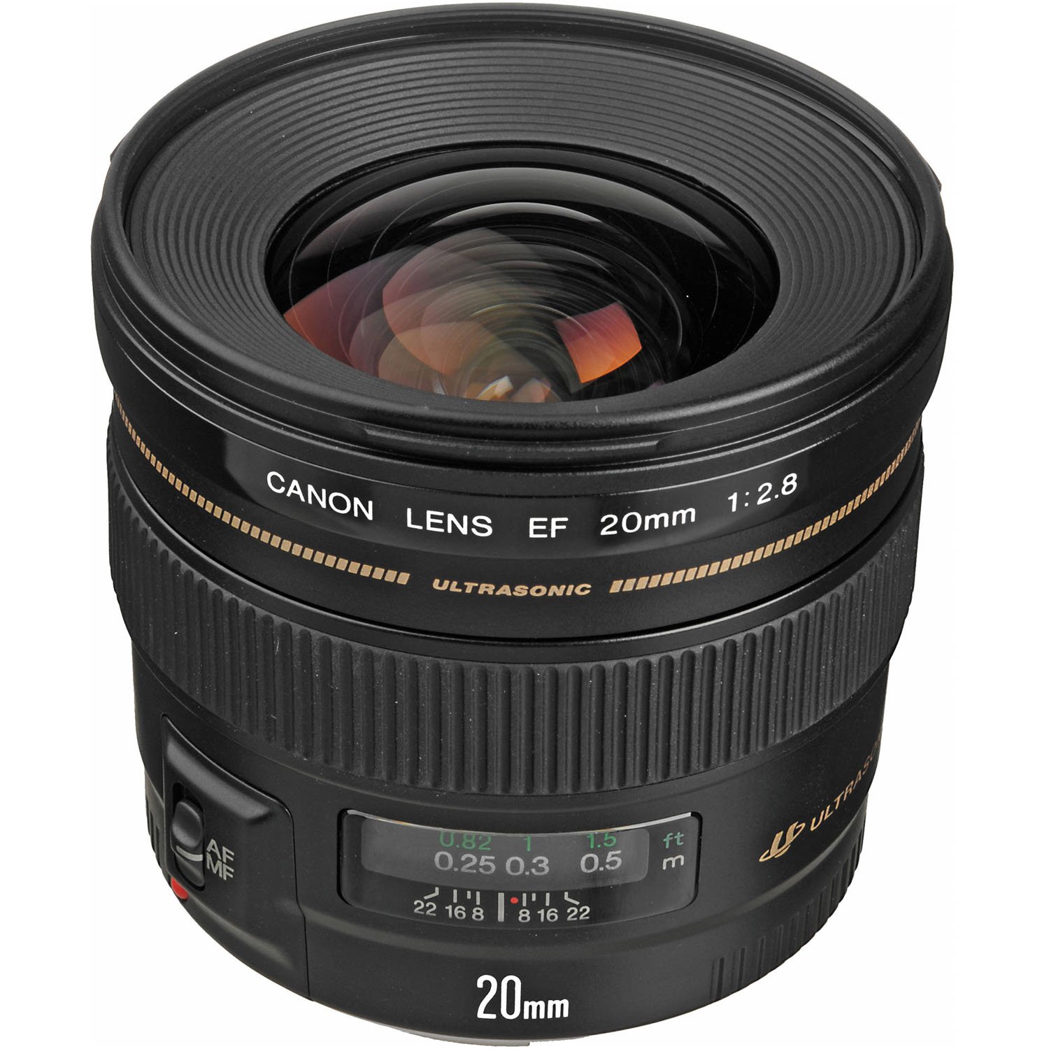 Canon Lensa  EF 20mm F / 2.8 USM Wide Angle Prime